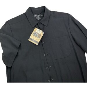 5.11 Tactical Series Covert Shirt Short Sleeve Button Up Modal Blend Casual Sz M